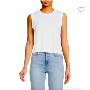 WeWoreWhat White Muscle Tee